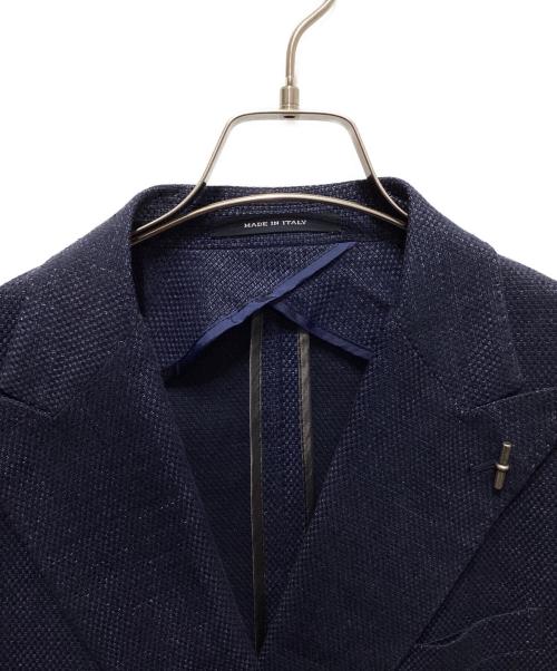 TAGLIATORE（タリアトーレ）TAGLIATORE (タリアトーレ) リネン混6Bダブルジャケット ネイビー サイズ:48の古着・服飾アイテム