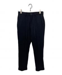 DRESSTERIOR×movb×干場義雅（ドレステリア×モーヴ×ホシバ ヨシマサ）の古着「トリプルコラボ ウールスラックス」｜ブラック