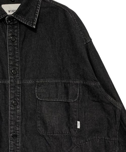 WTAPS（ダブルタップス）WTAPS (ダブルタップス) WCPO 01/LS/COTTON.DENIM ブラック サイズ:1の古着・服飾アイテム