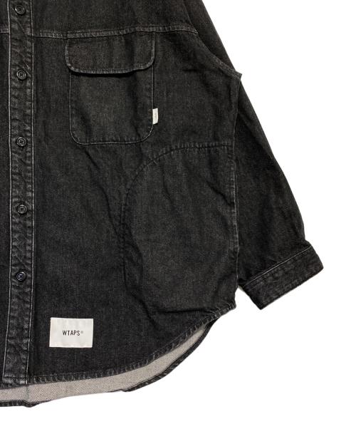 WTAPS（ダブルタップス）WTAPS (ダブルタップス) WCPO 01/LS/COTTON.DENIM ブラック サイズ:1の古着・服飾アイテム