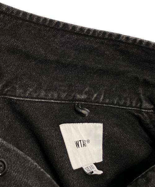 WTAPS（ダブルタップス）WTAPS (ダブルタップス) WCPO 01/LS/COTTON.DENIM ブラック サイズ:1の古着・服飾アイテム