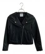 UNITED TOKYOユナイテッドトーキョー）の古着「ラムセミダブルライダース」｜ブラック