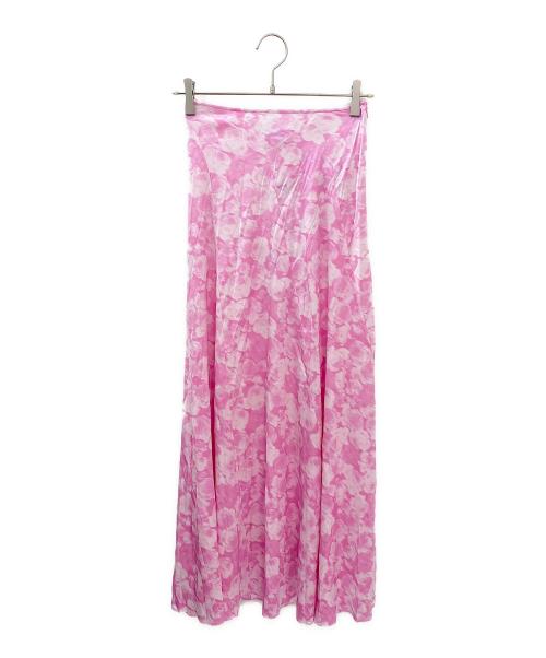 GANNI（ガニー）GANNI (ガニー) silk satin maxi skirt ピンク サイズ:32 未使用品の古着・服飾アイテム