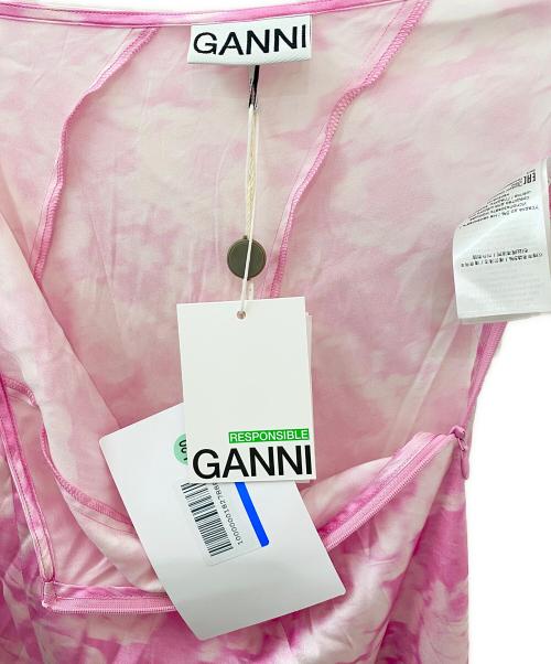 GANNI（ガニー）GANNI (ガニー) silk satin maxi skirt ピンク サイズ:32 未使用品の古着・服飾アイテム
