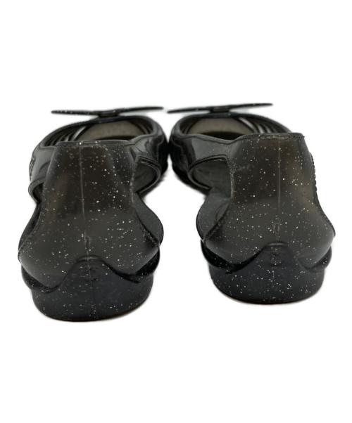 Salvatore Ferragamo（サルヴァトーレ フェラガモ）Salvatore Ferragamo (サルヴァトーレ フェラガモ) リボンラバーサンダル グレー サイズ:5の古着・服飾アイテム