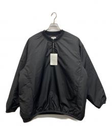 Stripes For Creative（ストライプ フォー クリエイティブ）の古着「BASEBALL HALF ZIP JACKET ベースボールハーフジップジャケット」｜ブラック