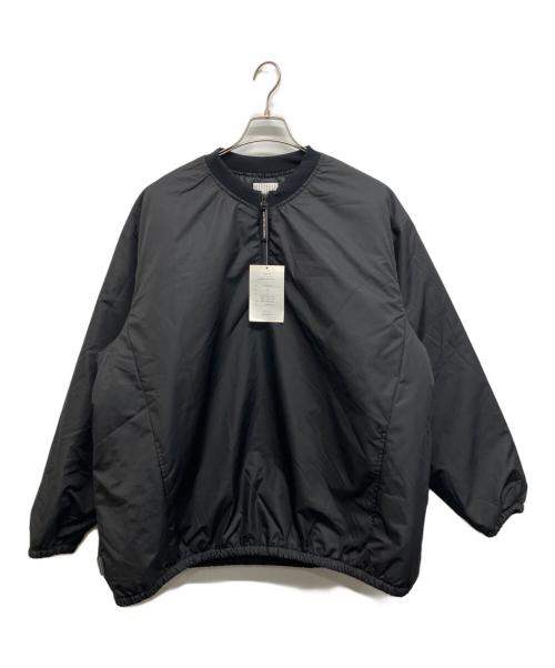 Stripes For Creative（ストライプ フォー クリエイティブ）Stripes For Creative (ストライプ フォー クリエイティブ) BASEBALL HALF ZIP JACKET ベースボールハーフジップジャケット ブラック サイズ:XL 未使用品の古着・服飾アイテム