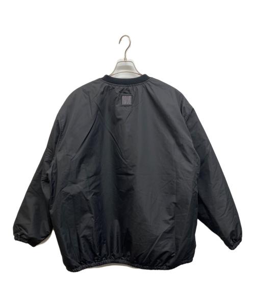 Stripes For Creative（ストライプ フォー クリエイティブ）Stripes For Creative (ストライプ フォー クリエイティブ) BASEBALL HALF ZIP JACKET ベースボールハーフジップジャケット ブラック サイズ:XL 未使用品の古着・服飾アイテム