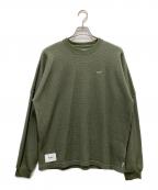 WTAPSダブルタップス）の古着「WAFFLE LS PEAC」｜グリーン