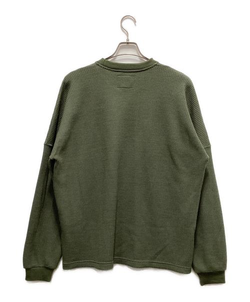 WTAPS（ダブルタップス）WTAPS (ダブルタップス) WAFFLE LS PEAC グリーン サイズ:1の古着・服飾アイテム