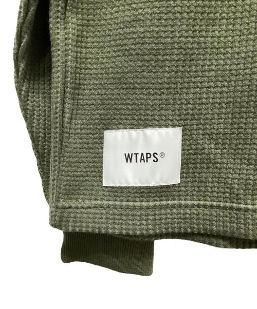 WTAPS（ダブルタップス）WTAPS (ダブルタップス) WAFFLE LS PEAC グリーン サイズ:1の古着・服飾アイテム