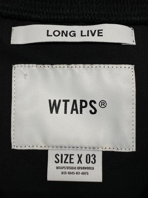 WTAPS（ダブルタップス）WTAPS (ダブルタップス) SMOCK/LS/POLY.RIPSTOP ブラック サイズ:3の古着・服飾アイテム