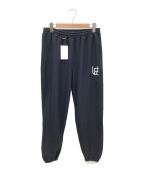 uniform experimentユニフォームエクスペリメント）の古着「AUTHENTIC LOGO SWEAT PANTS」｜ブラック