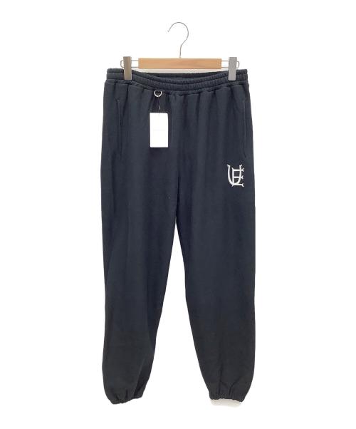 uniform experiment（ユニフォームエクスペリメント）uniform experiment (ユニフォームエクスペリメント) AUTHENTIC LOGO SWEAT PANTS ブラック サイズ:SIZE2 未使用品の古着・服飾アイテム