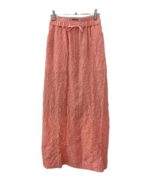 MAISON SPECIAL（メゾンスペシャル）MAISON SPECIAL (メゾンスペシャル) Washer Pleats Maxi Skirt ピンク サイズ:Freeの古着・服飾アイテム