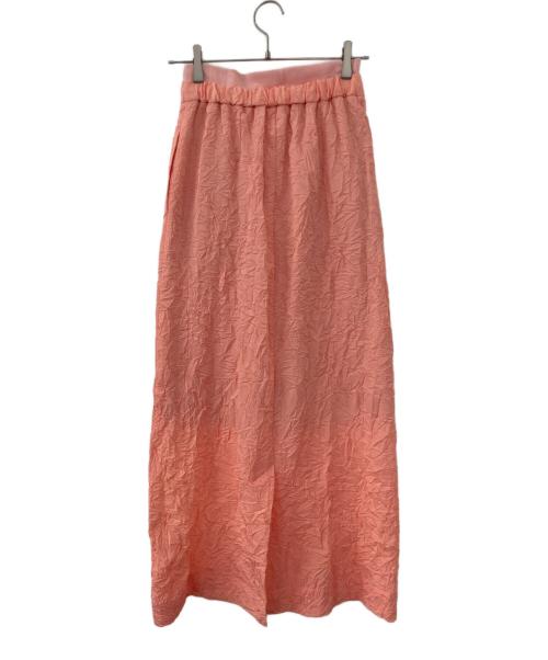 MAISON SPECIAL（メゾンスペシャル）MAISON SPECIAL (メゾンスペシャル) Washer Pleats Maxi Skirt ピンク サイズ:Freeの古着・服飾アイテム