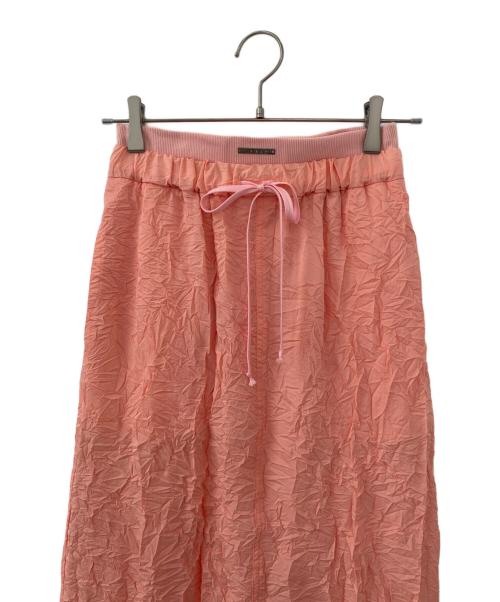 MAISON SPECIAL（メゾンスペシャル）MAISON SPECIAL (メゾンスペシャル) Washer Pleats Maxi Skirt ピンク サイズ:Freeの古着・服飾アイテム