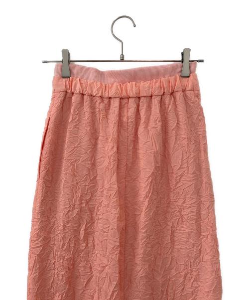 MAISON SPECIAL（メゾンスペシャル）MAISON SPECIAL (メゾンスペシャル) Washer Pleats Maxi Skirt ピンク サイズ:Freeの古着・服飾アイテム