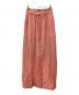 MAISON SPECIAL（メゾンスペシャル）の古着「Washer Pleats Maxi Skirt」｜ピンク