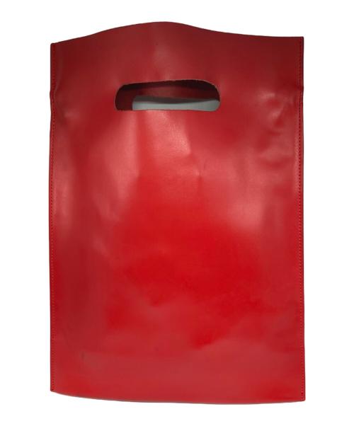 MM6 Maison Margiela（エムエムシックスメゾンマルジェラ）MM6 Maison Margiela (エムエムシックスメゾンマルジェラ) 2WAYレザーバッグ レッドの古着・服飾アイテム