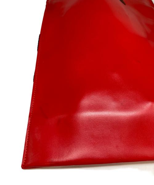 MM6 Maison Margiela（エムエムシックスメゾンマルジェラ）MM6 Maison Margiela (エムエムシックスメゾンマルジェラ) 2WAYレザーバッグ レッドの古着・服飾アイテム