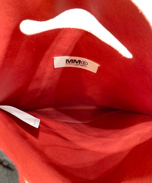 MM6 Maison Margiela（エムエムシックスメゾンマルジェラ）MM6 Maison Margiela (エムエムシックスメゾンマルジェラ) 2WAYレザーバッグ レッドの古着・服飾アイテム