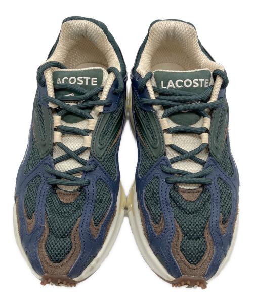 LACOSTE（ラコステ）LACOSTE (ラコステ) スニーカー ダークグリーン×ネイビー サイズ:U27の古着・服飾アイテム