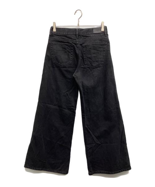 DIESEL（ディーゼル）DIESEL (ディーゼル) D-AKEMIワイドフレアブラックデニムパンツ ブラック サイズ:28の古着・服飾アイテム