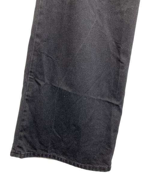 DIESEL（ディーゼル）DIESEL (ディーゼル) D-AKEMIワイドフレアブラックデニムパンツ ブラック サイズ:28の古着・服飾アイテム