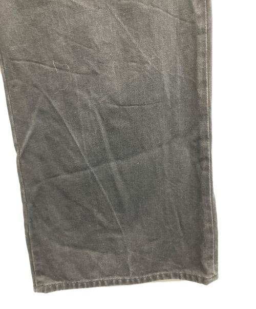 DIESEL（ディーゼル）DIESEL (ディーゼル) D-AKEMIワイドフレアブラックデニムパンツ ブラック サイズ:28の古着・服飾アイテム