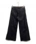 DIESEL (ディーゼル) D-AKEMIワイドフレアブラックデニムパンツ ブラック サイズ:28：8000円