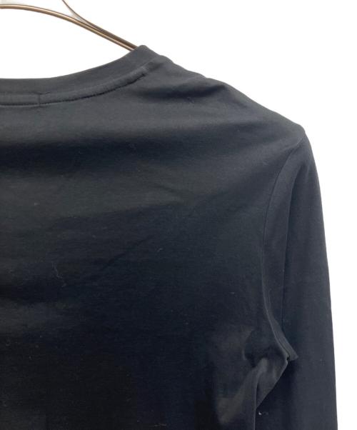 BLACK LABEL CRESTBRIDGE（ブラックレーベル クレストブリッジ）BLACK LABEL CRESTBRIDGE (ブラックレーベル クレストブリッジ) ロングスリーブチェックカットソー ブラック サイズ:Mの古着・服飾アイテム