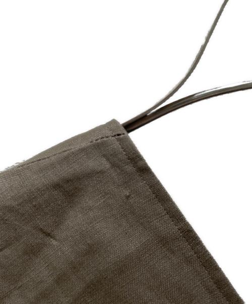 HYKE（ハイク）HYKE (ハイク) TOMORROW LAND (トゥモローランド) リネンマキシドレス ブラウン サイズ:1の古着・服飾アイテム