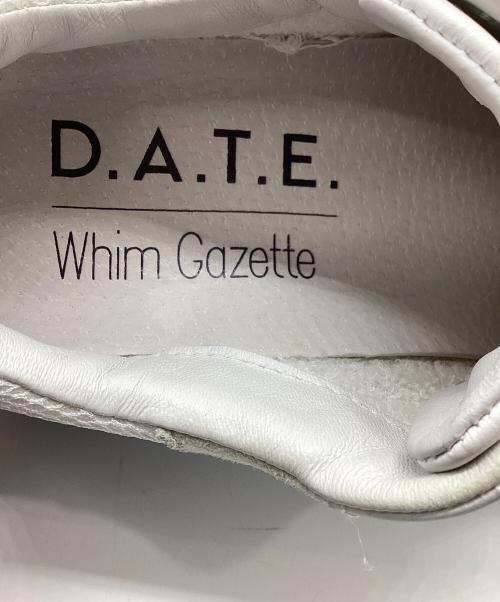 D.A.T.E.（デイト）D.A.T.E. (デイト) Whim Gazette (ウィムガゼット) 別注ダッドスニーカー ホワイト サイズ:24.5cmの古着・服飾アイテム