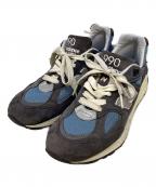 NEW BALANCEニューバランス）の古着「ローカットスニーカー」｜ネイビー