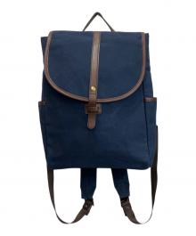 香久山鞄（カグヤマカバン）の古着「撥水パラフィン帆布リュック」｜ネイビー