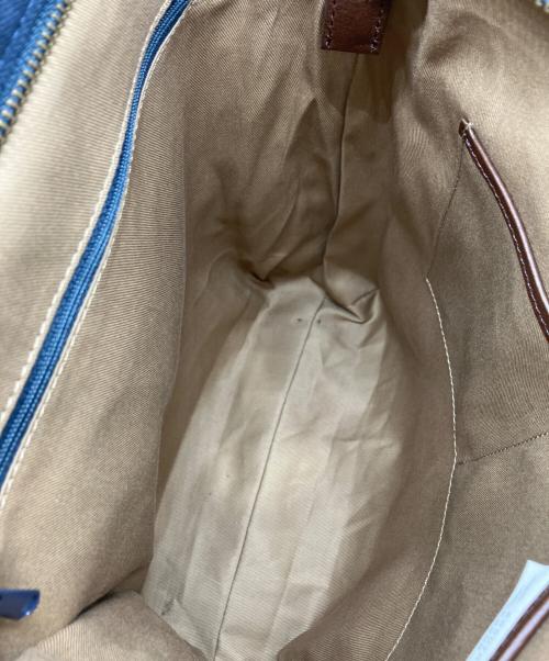 香久山鞄（カグヤマカバン）香久山鞄 (カグヤマカバン) 撥水パラフィン帆布リュック ネイビーの古着・服飾アイテム