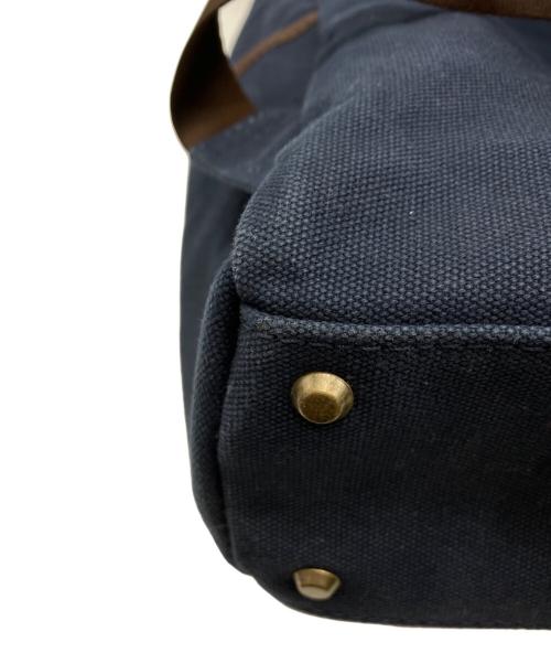 香久山鞄（カグヤマカバン）香久山鞄 (カグヤマカバン) 撥水パラフィン帆布リュック ネイビーの古着・服飾アイテム
