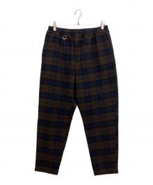 SOPHNET.（ソフネット）の古着「BAGGY TAPERED EASY PANTS　バギー テーパード イージー パンツ」｜ブラウン×ネイビー