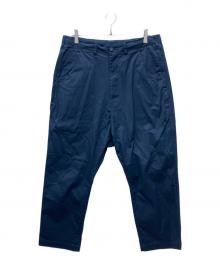 SSZ（エスエスズィー）の古着「ストレッチギャバ サルエルパンツ」｜ネイビー