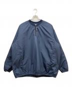 Stripes For Creativeストライプ フォー クリエイティブ）の古着「BASEBALL HALF ZIP JACKET」｜ネイビー