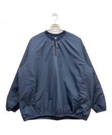 Stripes For Creative（ストライプ フォー クリエイティブ）の古着「BASEBALL HALF ZIP JACKET」｜ネイビー