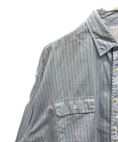 Stripes For Creative（ストライプ フォー クリエイティブ）Stripes For Creative (ストライプ フォー クリエイティブ) ストライプシャツ スカイブルー サイズ:XXXXXLの古着・服飾アイテム