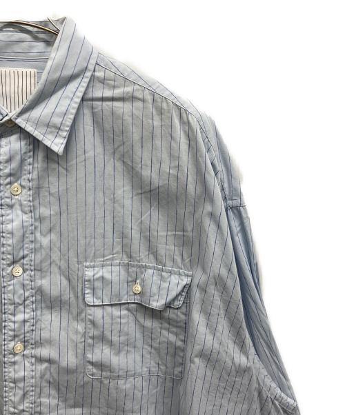 Stripes For Creative（ストライプ フォー クリエイティブ）Stripes For Creative (ストライプ フォー クリエイティブ) ストライプシャツ スカイブルー サイズ:XXXXXLの古着・服飾アイテム