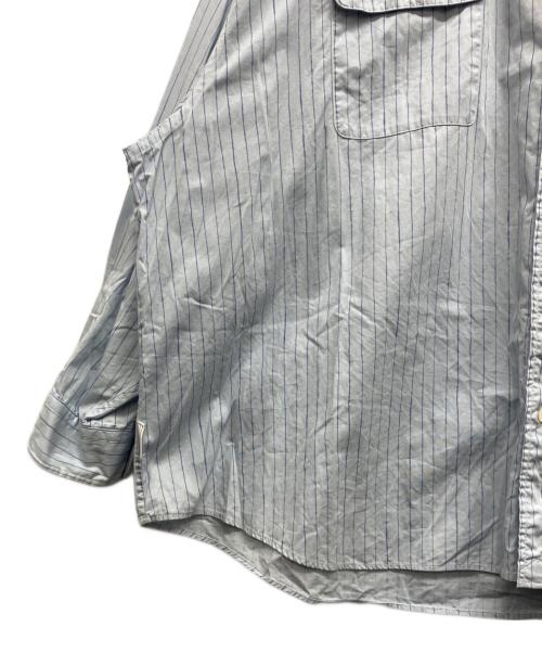 Stripes For Creative（ストライプ フォー クリエイティブ）Stripes For Creative (ストライプ フォー クリエイティブ) ストライプシャツ スカイブルー サイズ:XXXXXLの古着・服飾アイテム