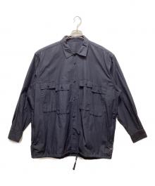 BROCHURE（ブローシュアー）の古着「FLAG SHIRTS」｜ネイビー