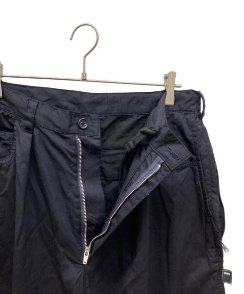 BROCHURE（ブローシュアー）BROCHURE (ブローシュアー) 1P WOOL SLACK　ウールスラックス ネイビー サイズ:Mの古着・服飾アイテム