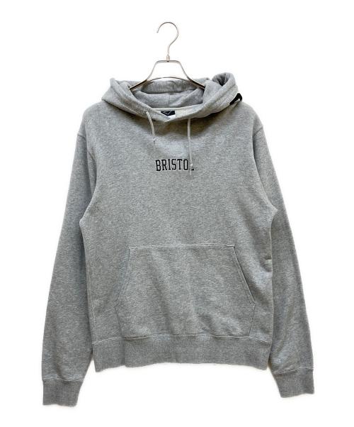 F.C.R.B.（エフシーレアルブリストル）F.C.R.B. (エフシーレアルブリストル) APPLIQUE LOGO PULL OVER HOODY グレー サイズ:Sの古着・服飾アイテム