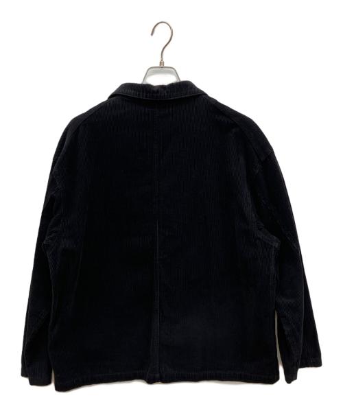 uniform experiment（ユニフォームエクスペリメント）uniform experiment (ユニフォームエクスペリメント) CORDUROY WORK JACKET コーデュロイワークジャケット ブラック サイズ:3の古着・服飾アイテム
