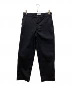 WTAPSダブルタップス）の古着「CREASE/TROUSERS/COPO.TWILL　センタークリースパンツ」｜ブラック